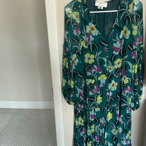Anthropologie x Del Pozo Floral Maxi Dress